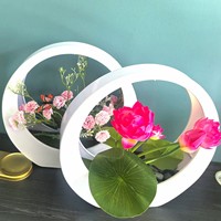 Petits bonsaïs artificiels multi-couleurs en forme de lotus, plantes en pot, pour Noël, Thanksgiving, Pâques, écologiques et légers