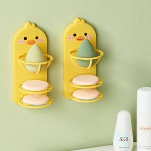 家庭用プラスチック製壁掛け化粧品収納ラック、跡が残らない穴あけ不要、モダンでシンプルなメイクアップエッグラック - Product Image 3