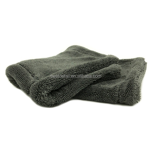 1400GSM 40x40cm Grueso Cuidado del coche Absorbente Dual Twisted Loop Microfibra Paño de limpieza del coche para Auto Detailing Secado Toalla de lavado - Product Image 3