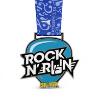 Médaille sportive personnalisée en métal en forme de bouclier, médaille de récompense moulée sous pression pour marathon, triathlon