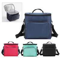 Sac isotherme à double compartiment pour le déjeuner, garde au chaud et au froid, en tissu Oxford imperméable, idéal pour la préparation des repas