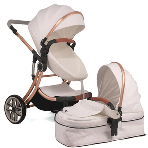 22 Hot Bán Sang Trọng Trọng Lượng Nhẹ Gấp 3-Trong-1 Trứng Thiết Kế Xe Đẩy Em Bé Với Ghế Xe Chiều Cao Có Thể Điều Chỉnh Cho Trẻ Em - Product Image 5