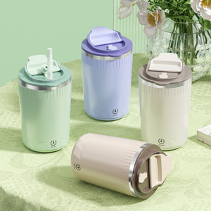 Taza Mezcladora Magnética Automática, Taza Eléctrica para Café y Leche con Autoagitación, Recargable, de Acero Inoxidable, Mezclador Giratorio - Product Image 6