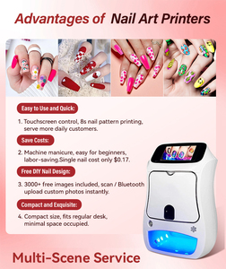 Smart App Controlled 3D Nail Art Printer 1200dpi Automatic Digital Nail Printing Machine for Image Upload - Product Image 2