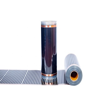 Películas de calefacción de suelo flexibles de infrarrojo lejano eléctrico de grafeno de 220W para uso en interiores de apartamentos - Product Image 2