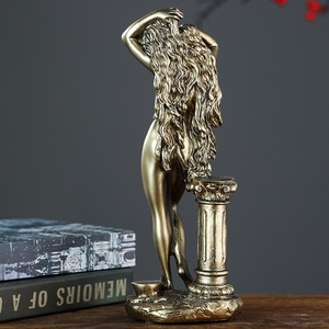Figurine en résine pour la décoration intérieure <span class=keywords><strong>Bronze</strong></span> Aphrodite Statue de déesse grecque Vénus romaine personnalisée <span class=keywords><strong>Sculpture</strong></span> Souvenirs Cadeau - Product Image 4