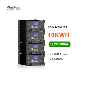 Batterie LiFePO4 14kwh 15 <span class=keywords><strong>Kwh</strong></span> 16 <span class=keywords><strong>kwh</strong></span> 280ah 300Ah 51.2V Batterie lithium-ion empilable montée sur rack pour le stockage de l'énergie solaire domestique - Product Image 1
