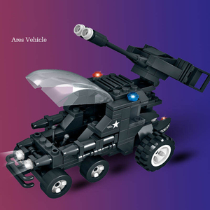 Novedades 2024 nueva llegada chico juguete DIY SWAT Corps Anti Riot Force coche de policía pequeños bloques de construcción conjunto de ladrillos - Product Image 4