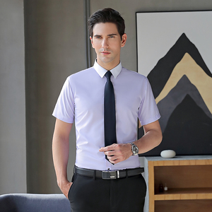 Chemise à manches courtes en tissu antimicrobien pour l'industrie hôtelière, les soins médicaux, les cliniques dentaires et les cabinets médicaux - Product Image 1