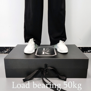 Customized <strong>Personalised</strong> Matte Black Postage Box Best Selling Fashion Magnetic Package Extra Large <strong>Gift</strong> <strong>Boxes</strong> - Product Image 5