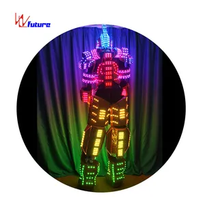स्वनिर्धारित लोगो के साथ रोबोट कॉस्टयूम से प्रोग्राम का नेतृत्व किया, रिमोट कंट्रोल Stilts कॉस्टयूम, Tianchuang एलईडी प्रकाश कॉस्टयूम