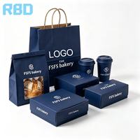Logo personnalisé, fournitures de café tout-en-un, gobelets à café, couvercles, boîtes en papier, sacs d'emballage, manchons pour les services de livraison de café en boutique
