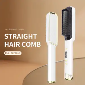 2024 Nieuwe Product Haarstyling Tools 3d Elektrische Hete Kam Stijltang Ontwarren Haarborstel Voor Vrouwen