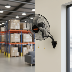 Ventilador de Pared Vevor de 18 Pulgadas, 3 Velocidades, Oscilante, Metálico, para Uso Comercial y Residencial - Product Image 2