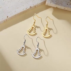 Pendientes de Moda de Acero Inoxidable de Nuestra Señora de El Rocío para Mujer, Venta al por Mayor - Product Image 5