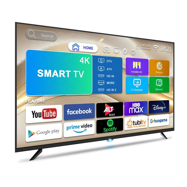 CHIGO OEM 32-98 Inch QLED LED 2K FHD Smart TV 60Hz 4K Ultra HD Android WebOS Hotel TV