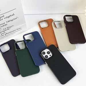 Custodie per telefono in morbida pelle Texture per <span class=keywords><strong>iPhone</strong></span> <span class=keywords><strong>11</strong></span> 12 13 14 protezione per <span class=keywords><strong>fotocamera</strong></span> Pro Max per Fundas Para <span class=keywords><strong>iphone</strong></span> 15 16 Pro Max - Product Image 5