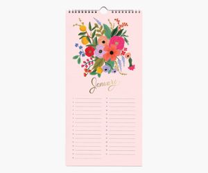Ourwarm — <span class=keywords><strong>calendrier</strong></span> d'abonnement à fleurs personnalisé, grand caleçon mensuel, de bureau ou mural, agenda grand format - Product Image 2