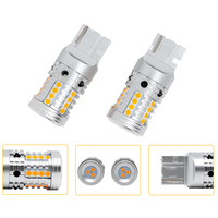SUNKIA 3030 27SMD Canbus LED sans erreur 21W T20 7440 clignotants ampoules LED 1156 P21W BA15S BAU15S