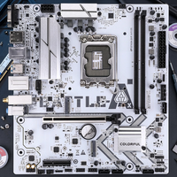 Nouvelle arrivée BATTLE-AX B760M-T PRO V20 LGA 1700 Slot DDR4 Double Channel 64 Go M.2&SATA M-ATX Carte mère de bureau