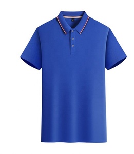 Camisetas de Manga Corta a Rayas de Diseño Nuevo para Hombre, Camisetas Polo Personalizadas de Color Sólido - Product Image 5