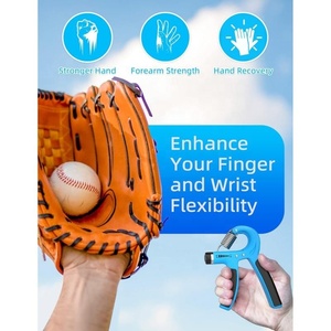 Factory Wholesale Steel Muscle Arm Trainers Hand Gripper Adjustable Resistance <b>Strength</b> <b>Training</b> Anti-Slip Grip Strengthener - Product Image 4