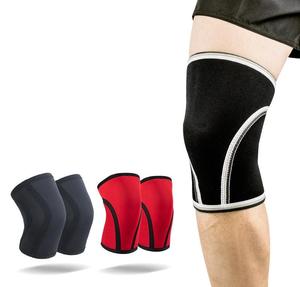 Genouillère de compression respirante en néoprène robuste pour la vente en gros, avec logo personnalisé, protection professionnelle pour le fitness - Product Image 1