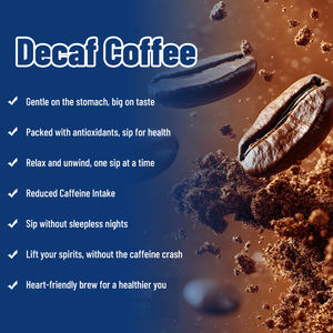 Hongos adaptógenos orgánicos OEM, café Keto <span class=keywords><strong>descafeinado</strong></span>, Enfoque Energético, digestión, café de champiñones descafeinados - Product Image 4