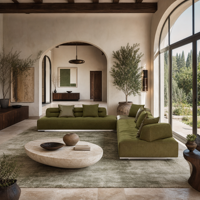 Modulares Italienisches Minimalistisches Stoffsofa Erweiterbar Wandelbar Villa Tiefgründige Anpassung Möglich Moderne Wohnzimmermöbel