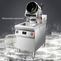 Mesin Penggorengan Otomatis Planetary Berpemanas Gas dengan Motor untuk Sayuran, Saus, Daging, dan Kue
