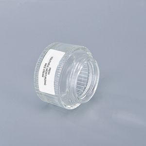 Nhãn Hiệu Riêng 40Ml Trong Suốt Đường Thẳng Đứng Cơ Thể Vàng Kim Cương Nắp Sang Trọng Rỗng Mỹ Phẩm Mặt Kem Huyết Thanh Cơ Thể Chà Lọ Thủy Tinh - Product Image 3