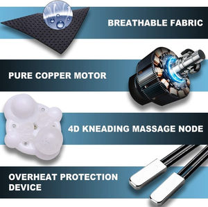 2025 Elektrisches Shiatsu-Nacken-Schulter <span class=keywords><strong>massage</strong></span> gerät mit Infrarot-Heiz wickel Kneten Gezielter Komfort für Ihre Muskeln - Product Image 5