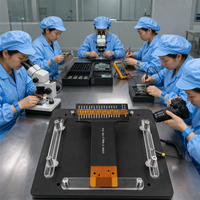 Cavo Flessibile Piatto FPC di Alta Qualità per PCB Rogers PCBA, Produzione di Circuiti Stampati con Schermatura RF/EMI ENIG 35um