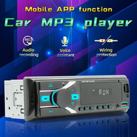 Radio Pioneer de 1 Din para Coche con FM, Audio RCA, Subwoofer, Fuente de Sonido, Lector de Discos y Tarjetas, Reproductor MP3 USB, Estéreo Automotriz Multi-D3107