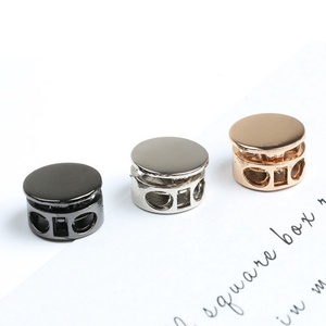 Botón de ajuste elástico cilíndrico de metal con resorte para chaqueta, accesorio de ropa con hebilla de cuerda de aleación de tamaño personalizado - Product Image 4