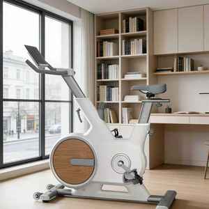 Proveedor Profesional de Equipos de Fitness Duraderos de Alta Calidad, Bicicleta de <span class=keywords><strong>Spinning</strong></span> con <span class=keywords><strong>Bluetooth</strong></span> y APP Opcional, Capacidad de Carga de 140 kg - Product Image 2