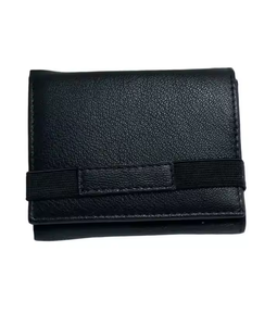 Portefeuille et porte-cartes pour homme en cuir véritable, durable et tendance, avec fermeture ouverte, vente en gros - Product Image 1