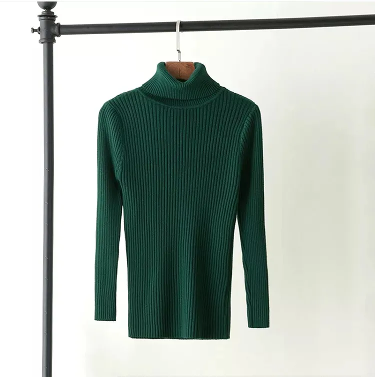 2022 बंद गले महिलाओं के कपड़े थोक कस्टम लोगो देवियों स्वेटर स्वेटर लंबी आस्तीन बुना हुआ कपड़ा लड़की बुना हुआ स्वेटर यूनिसेक्स