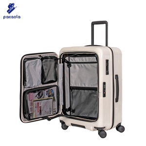 2024 máy tính xách tay cabin trường hợp cứng hành lý với USB sạc cổng 20 inch PC cứng Side vali với phá vỡ hệ thống - Product Image 2