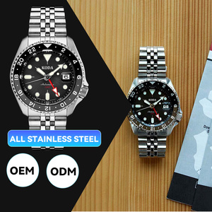 Chất Lượng Cao Người Đàn Ông Sang Trọng Của Thể Thao Cơ Khí Đồng Hồ Sapphire Pha Lê Ssk003k1 Mô Hình Thép Không Gỉ 24Mm Chiều Rộng Ban Nhạc Mặc Hàng Ngày - Product Image 4