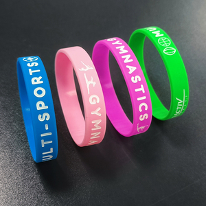 Tấm dập nổi aiesec cho biểu tượng tùy chỉnh không thấm nước khuyến mại Cổ Vòng đeo tay dây đeo cổ tay Laser lốp màu - Product Image 5