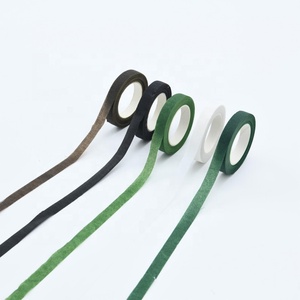 סרט דקורטיבי ירוק לאריזת פרחים, 30 יארד, דבק אקרילי עמיד למים, ניתן להתאמה אישית, לעבודות יצירה, ישירות מהמפעל - Product Image 4