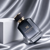 Flacon de parfum carré à prix surprise 100 ml 50 ml, flacon de parfum noir dégradé avec emballage boîte et couvercle de luxe, directement de l'usine