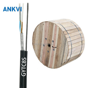 Câble à fibres optiques autoportant GYTC8S en forme de 8, 4 cœurs, pour extérieur, aérien - Product Image 2