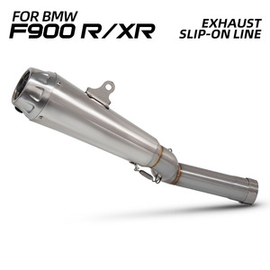 Silencieux d'échappement F900 pour <span class=keywords><strong>BMW</strong></span> F900R <span class=keywords><strong>F900XR</strong></span> 2020-2024, tube de raccordement pour <span class=keywords><strong>moto</strong></span> Super Street Bike avec DB Killer - Product Image 2