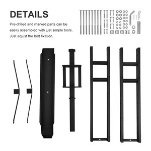 Personnalisable 500 Lbs Heavy Duty Car Suv Back Rear Trailer Hitch Mount Motorbike Motorcycle Carrier Rack - Product Image 4