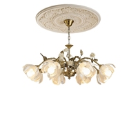 Classique, romantique, rétro, champêtre, rose, lustre français, style chinois, luxe léger, salon, chambre, salle à manger