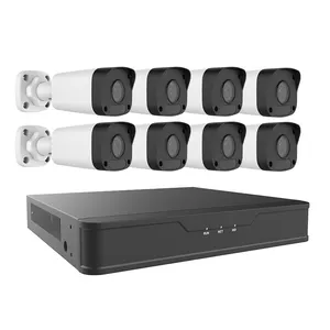 Система видеонаблюдения для дома, 8 каналов, 4K HD, водонепроницаемый сетевой видеорегистратор POE, 8 Мп, P2P, наружная система видеонаблюдения, сетевой видеорегистратор