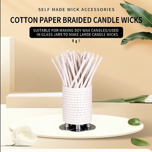 Mèches <span class=keywords><strong>de</strong></span> bougies en coton <span class=keywords><strong>de</strong></span> haute qualité, longues, <span class=keywords><strong>pour</strong></span> lampes <span class=keywords><strong>à</strong></span> <span class=keywords><strong>huile</strong></span>, accessoires <span class=keywords><strong>de</strong></span> parfum en gros - Product Image 4