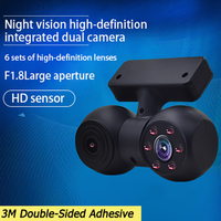Firecore H-101 AHD 360 degrés double objectif caméra de voiture 1080P Mini caméra IP Dash Cam Vision nocturne caméra de vue avant arrière pour camion
